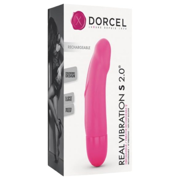 Dorcel Real Vibe S 2.0 - ladattava vibra (pinkki)