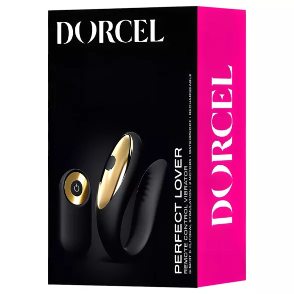 Dorcel Perfect Lover - parivibraattori - ladattava kaukosäädin - musta