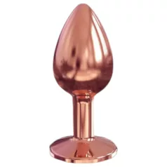   Dorcel Diamond Plug S - alumiininen anustappi - pieni (ruusukulta)