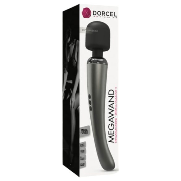 Dorcel Megawand - ladattava hopeinen vibraattori