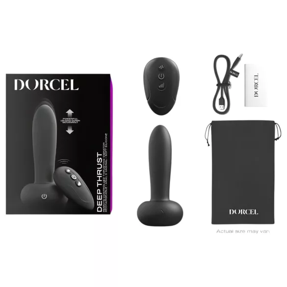 Dorcel Syvä Työnnön - työntävä vibraattori (musta)