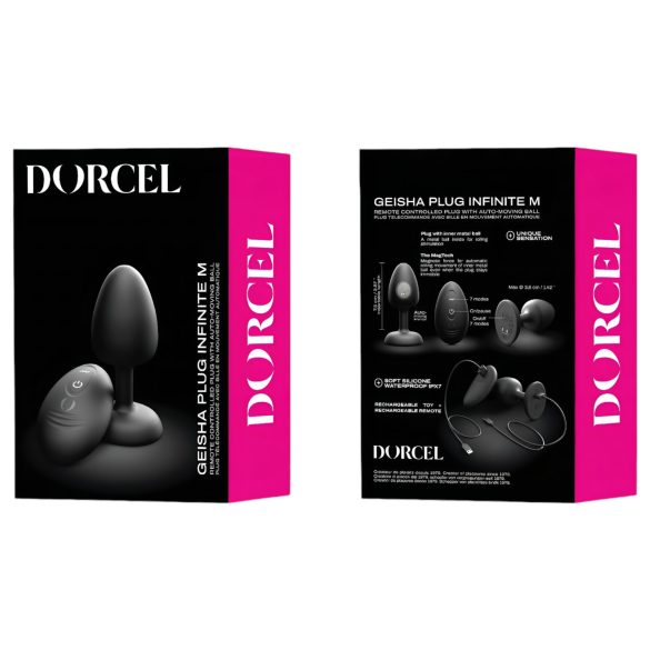 Dorcel - kuulan, kaukoanalvibraattori M - (musta)
