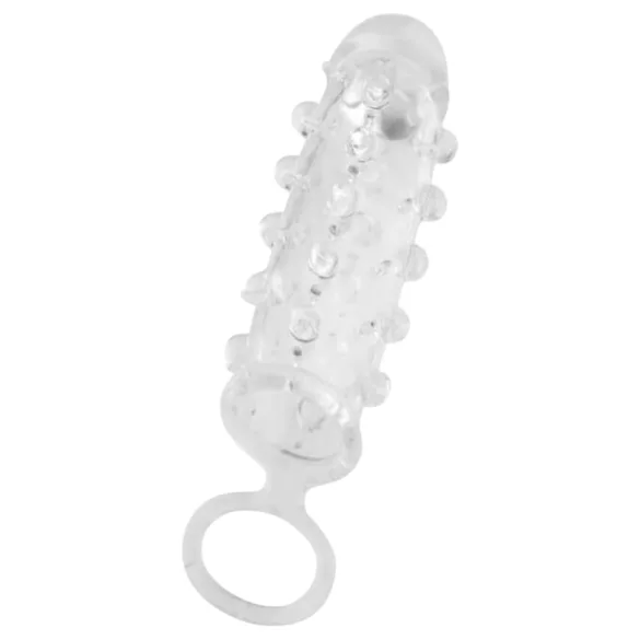 Dorcel Mr. Orgasm - nystyräpintainen peniskotelo (läpinäkyvä)