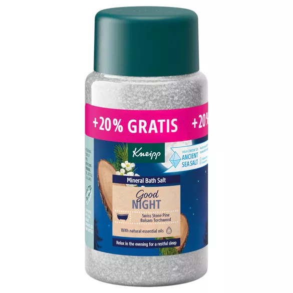 Kneipp Good Night premium-mineraalikylpysuola (600 g)