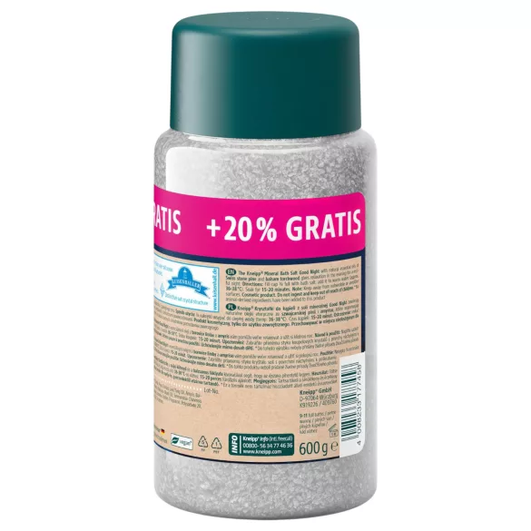 Kneipp Good Night premium-mineraalikylpysuola (600 g)