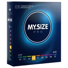 My.Size PRO - yksilöllisen koon kondomi - 53 mm (3 kpl)