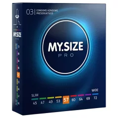 My.Size PRO - yksilöllisen koon kondomi - 57 mm (3 kpl)