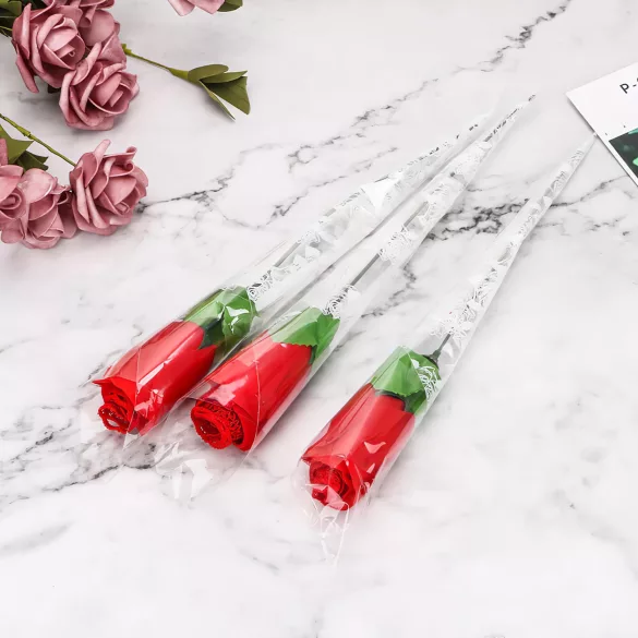 Panty Rose - ruusukukkainen stringtanga - punainen S-L