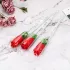 Panty Rose - ruusukukkainen stringtanga - punainen S-L