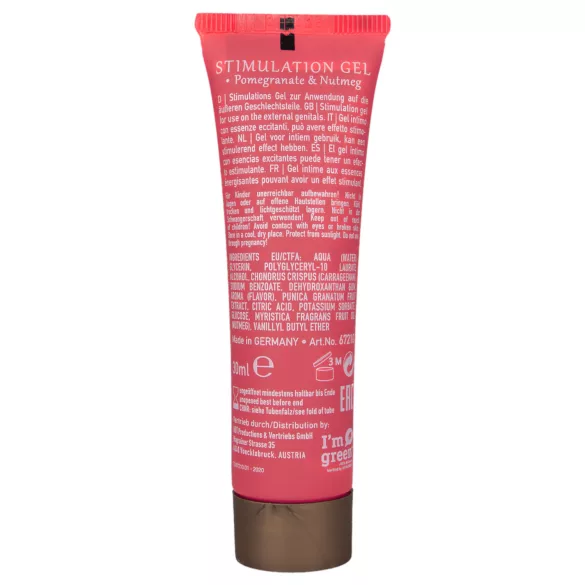 HOT Shiatsu - stimuloiva voide naisille - granaattiomena (30ml)