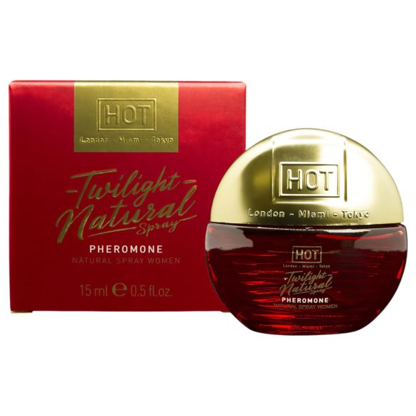 HOT Twilight Natural - feromonihajuste naisille (15 ml) - tuoksuton