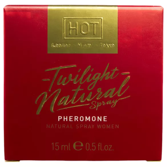 HOT Twilight Natural - feromoniparfyymi naisille - hajusteeton 15ml