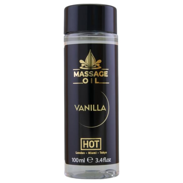 HOT ihonhoitoa hierontaöljy - vanilja (100 ml)
