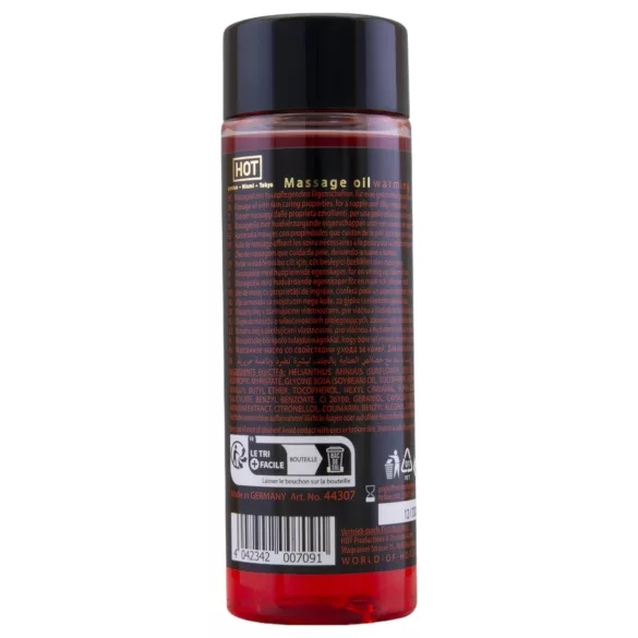 HOT - hierontaöljy - lämmittävä vaikutus - 100ml