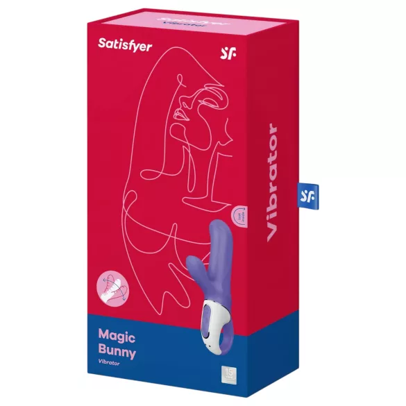 Satisfyer Magic Bunny - klitoriskiihotin vibraattori - vedenkestävä - sininen