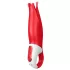 Satisfyer Power Flower - ladattava vedenkestävä vibraattori - punainen