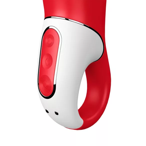 Satisfyer Power Flower - ladattava vedenkestävä vibraattori - punainen