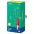 Satisfyer Power Flower - ladattava vedenkestävä vibraattori - punainen