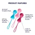 Satisfyer - geishakuulapaketti - liikkuvat pallot - 3 kpl