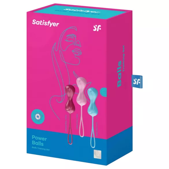 Satisfyer - geishakuulapaketti - liikkuvat pallot - 3 kpl