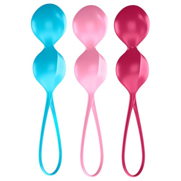 Satisfyer V Balls - geishakuulapakkaus - 3-osainen setti