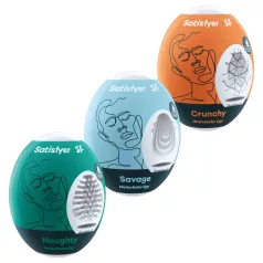 Satisfyer Egg NSC - masturbaatiosemun setti 3 kpl