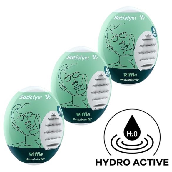 Satisfyer Egg Riffle - masturbaatiomuna setti 3 kpl