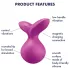 Satisfyer Viva la Vulva 3 - klitoriksen vibraattori (violetti)