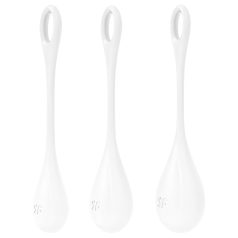   Satisfyer Yoni Power 1 - geishakuulasetti - valkoinen - 3 osaa
