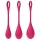 Satisfyer Yoni Power 1 - geishakuulasetti - punainen - 3 osaa