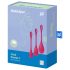 Satisfyer Yoni Power 1 - geishapallosetti - punainen (3 kpl)
