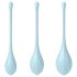 Satisfyer Yoni Power 2 - geishapallosetti - sininen (3-osainen)
