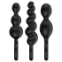 Satisfyer Booty Call - anaalitappisetti - musta - 3 osaa