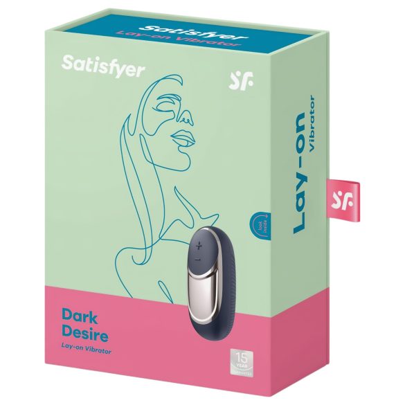 Satisfyer Dark Desire - klitoriskiihotin - ladattava - musta