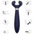 Satisfyer Endless Fun - ladattava, vedenkestävä parivibraattori (sininen)