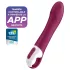 Satisfyer Big Heat - ladattava, lämmittävä G-pistevibraattori (punainen)
