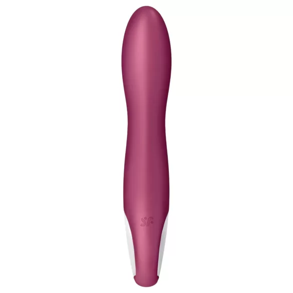 Satisfyer Big Heat - ladattava, lämmittävä G-pistevibraattori (punainen)