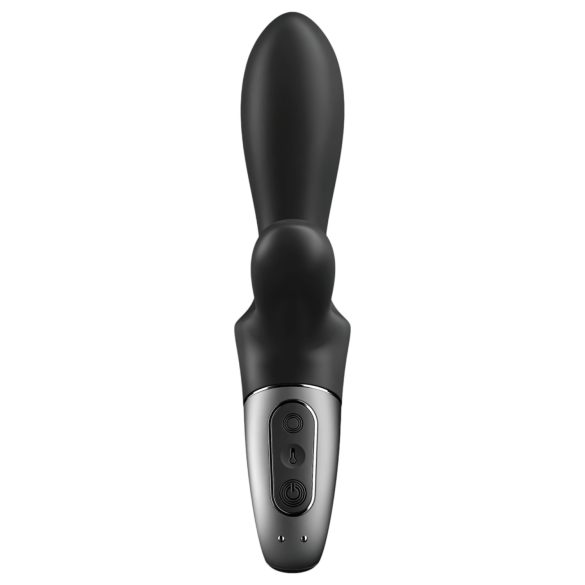 Satisfyer Heat Climax+ - älykäs lämpeävä anaalivibraattori - musta