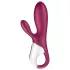 Satisfyer Hot Bunny - sovelluksella ohjattava lämpenevä klitoriskiihotin (punainen)