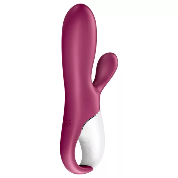 Satisfyer Hot Bunny - sovelluksella ohjattava lämpenevä klitoriskiihotin (punainen)