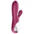 Satisfyer Hot Bunny - sovelluksella ohjattava lämpenevä klitoriskiihotin (punainen)