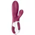 Satisfyer Hot Bunny - sovelluksella ohjattava lämpenevä klitoriskiihotin (punainen)