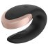 Satisfyer Double Love - älykäs, langaton parivibraattori (musta)