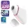 Satisfyer Love Triangle - Sovelluksella ohjattava paineaaltoklitoriskiihotin (valkoinen)