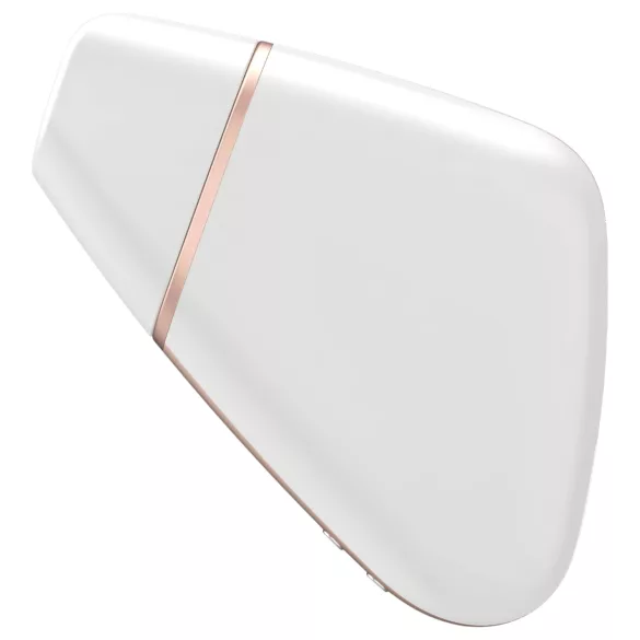 Satisfyer Love Triangle - Sovelluksella ohjattava paineaaltoklitoriskiihotin (valkoinen)
