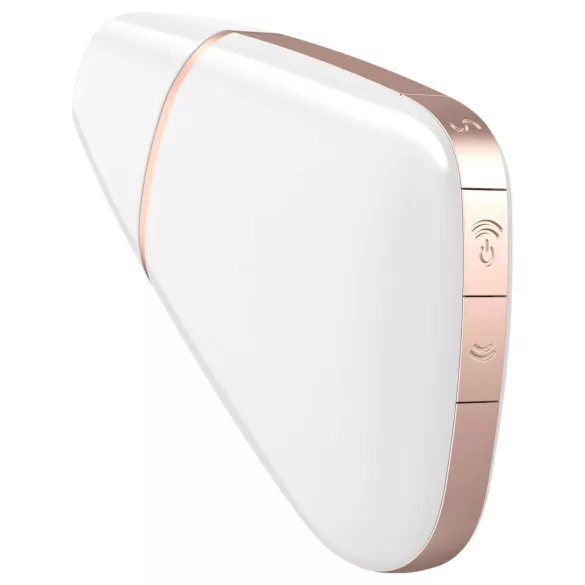 Satisfyer Love Triangle - Sovelluksella ohjattava paineaaltoklitoriskiihotin (valkoinen)
