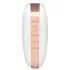 Satisfyer Love Triangle - Sovelluksella ohjattava paineaaltoklitoriskiihotin (valkoinen)