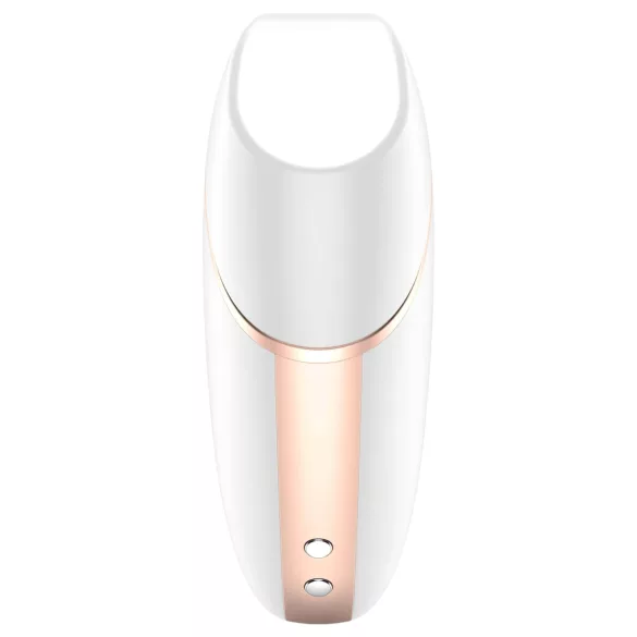 Satisfyer Love Triangle - Sovelluksella ohjattava paineaaltoklitoriskiihotin (valkoinen)