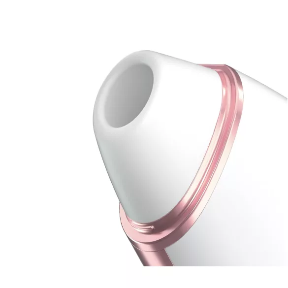 Satisfyer Love Triangle - Sovelluksella ohjattava paineaaltoklitoriskiihotin (valkoinen)