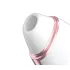 Satisfyer Love Triangle - Sovelluksella ohjattava paineaaltoklitoriskiihotin (valkoinen)